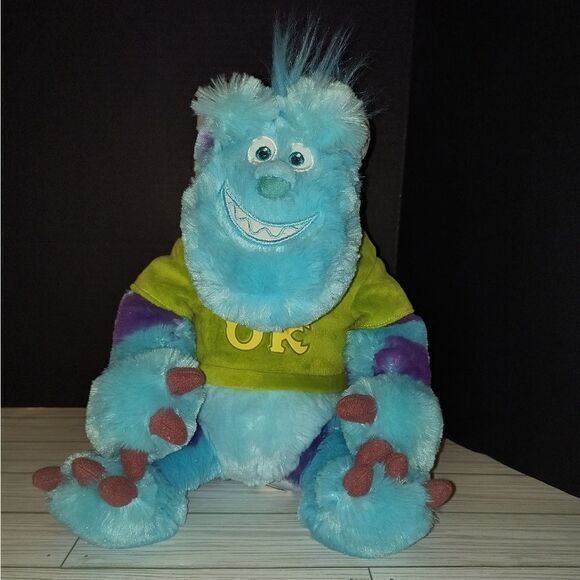 Disney Pixar Sully Plush Toy Stuffed Animal Monsters Inc. University Oozma Kappa - Picture 2 of 9